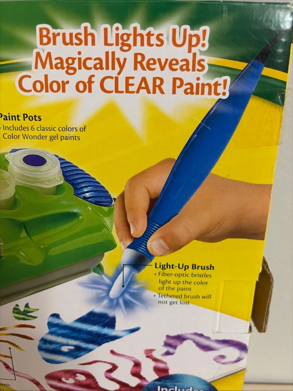 Crayola New!Mess Free Color Wonder Magic Light Brush - Green